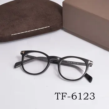 Toms Optiskās Brilles Rāmji Forde Modes Mazās Sejas Sievietes Vīrieši Lasījumā Tuvredzība Recepšu TF6123 Brilles Ar Lietā