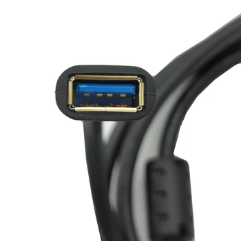 Usb pagarinājuma kabelis, sieviešu un vīriešu Super Ātrums USB3.0 Zelta Pievienojiet Datu Sinhronizācijas Kabeļi, 1m 1.8 m. peles usb hub flash drive, Hdd