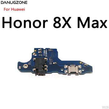 USB Uzlādes Doks Ostā Ligzda Jack Plug Connector Maksas Valdes Flex Kabelis Huawei Honor 9 8 Lite 8X Max 9.i 2018 9.C 9X Pro