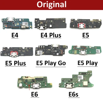 USB Uzlādes Ostas Doka Savienotājs Valdes Flex Kabelis Ar Mikrofonu Par Moto E4 Plus E5 Plus E5 Spēlēt Iet E6 E6s Rezerves Daļas