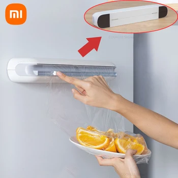 Xiaomi Profesionālās Piekļauties Filmu Griešanas Kaste pie Sienas piesūcekni Regulējams ar Plastmasas Wrap Samazināt Virtuvē Pārtikas Uzglabāšanas vairumtirdzniecība