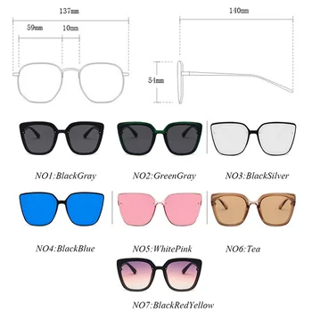 Yoovos Ir 2021. Jaunā Sieviešu Saulesbrilles Classic Lielgabarīta Saulesbrilles Sieviešu Retro Square Sieviešu Saulesbrilles Modes Zīmola Dizaina Gafas