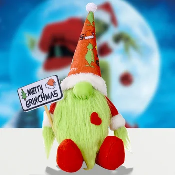 Zaļā Grinch Sēž Lelle Ornaments Ir 2021. Priecīgus Ziemassvētku Rotājumi Mājās Ziemassvētki Bērniem Navidad Ziemassvētku Rotājumu Jauno Gadu